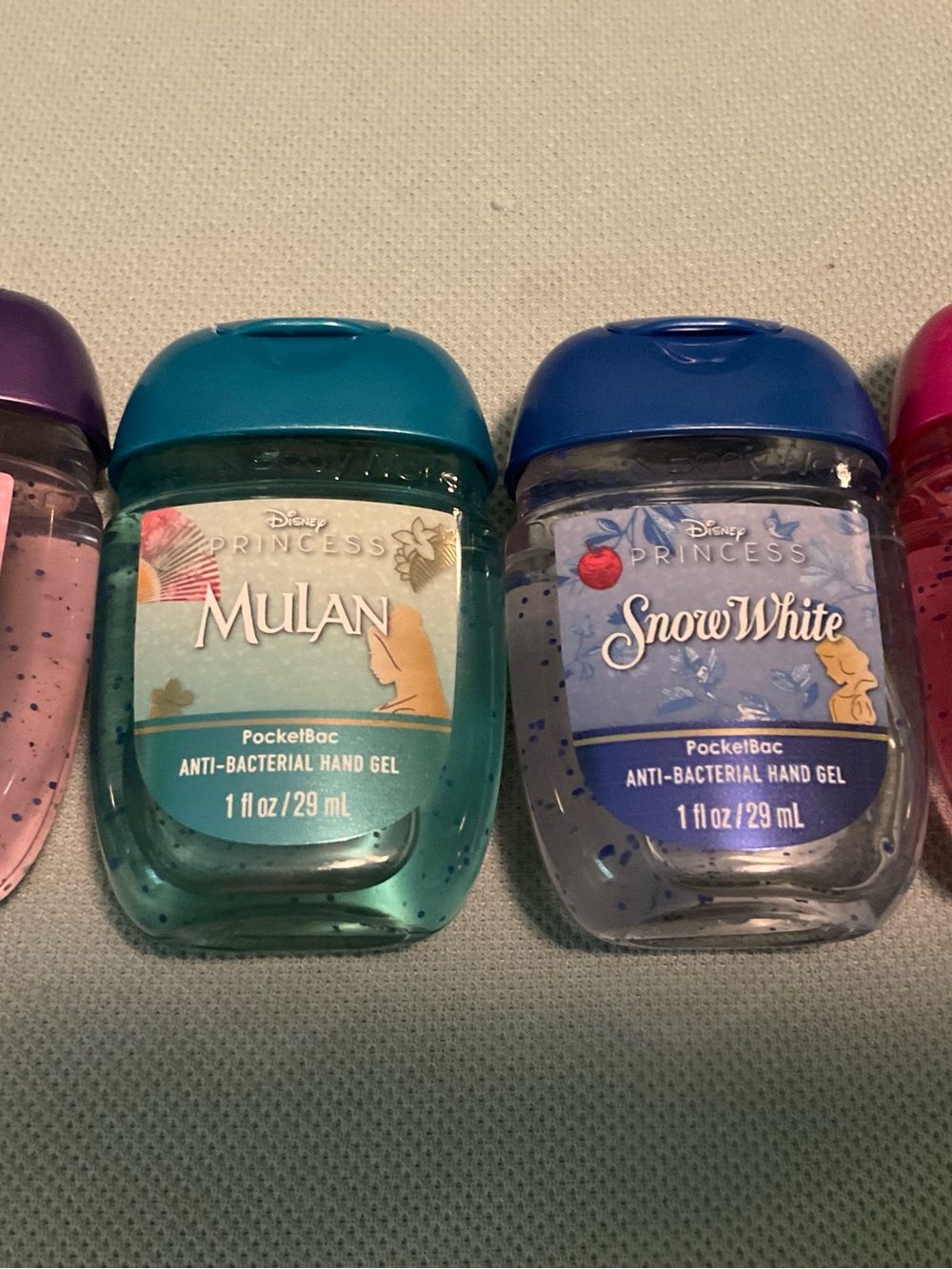 Bath & Body Works Disney Princess  PocketBac Hand Gels Four New